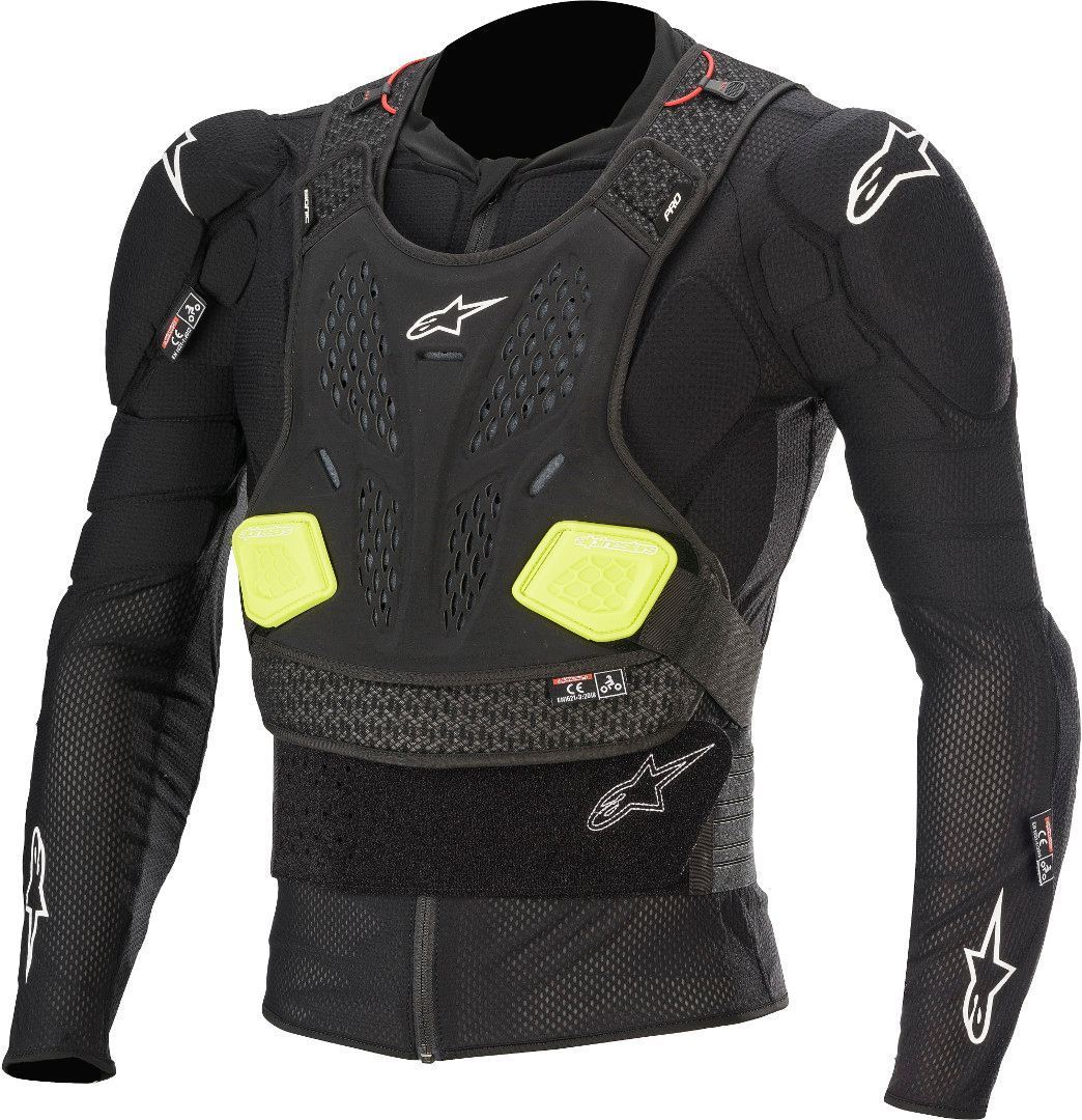 Alpinestars Bionic Pro V2 Chaqueta Protector - Negro Amarillo (2XL)