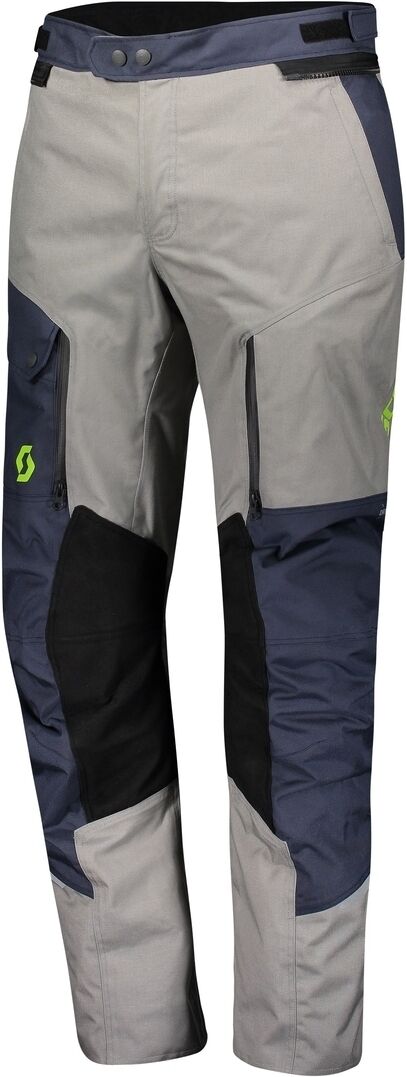 Scott Voyager Dryo Pantalones textiles de motocicleta - Gris Azul (2XL 56)