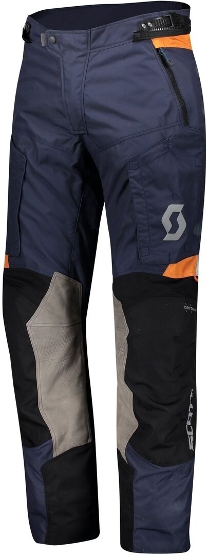 Scott Dualraid Dryo Pantalones textiles de motocicleta - Azul (2XL)