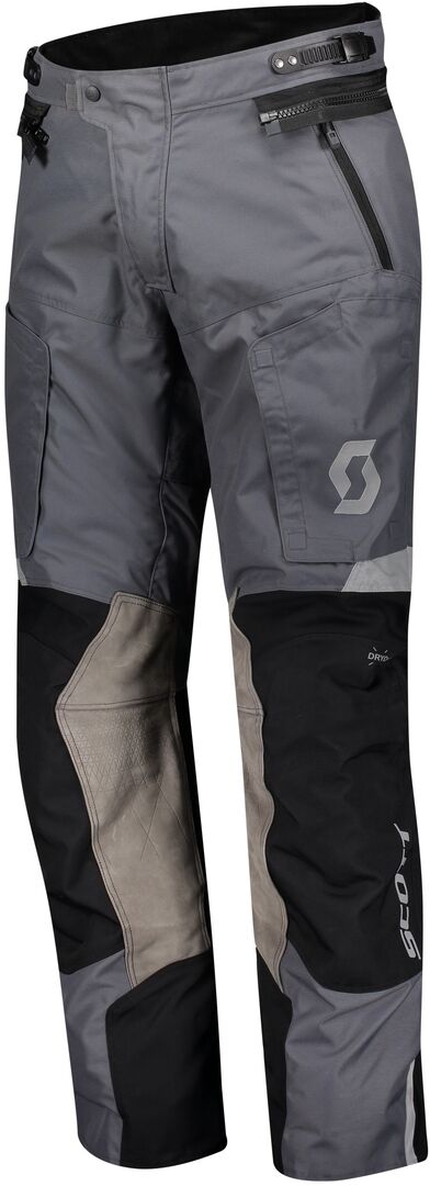 Scott Dualraid Dryo Pantalones textiles de motocicleta - Negro Gris (XL)