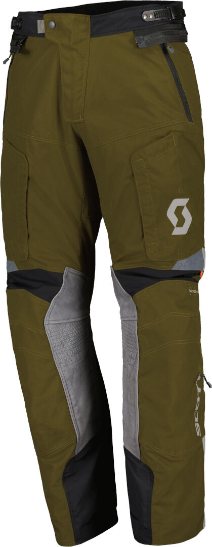 Scott Dualraid Dryo Pantalones textiles de motocicleta - Verde (2XL)