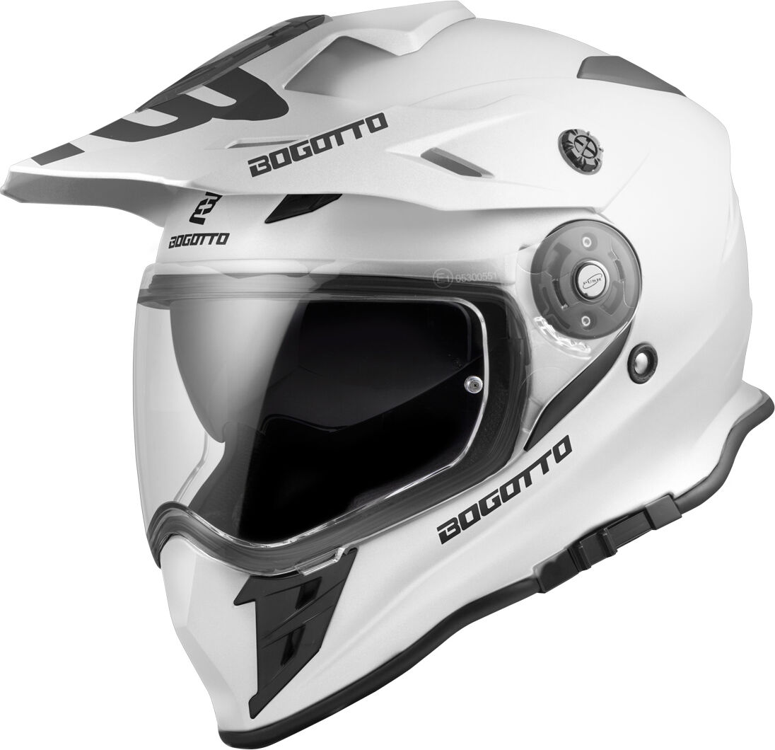 Bogotto V331 Enduro casco - Blanco (2XL)