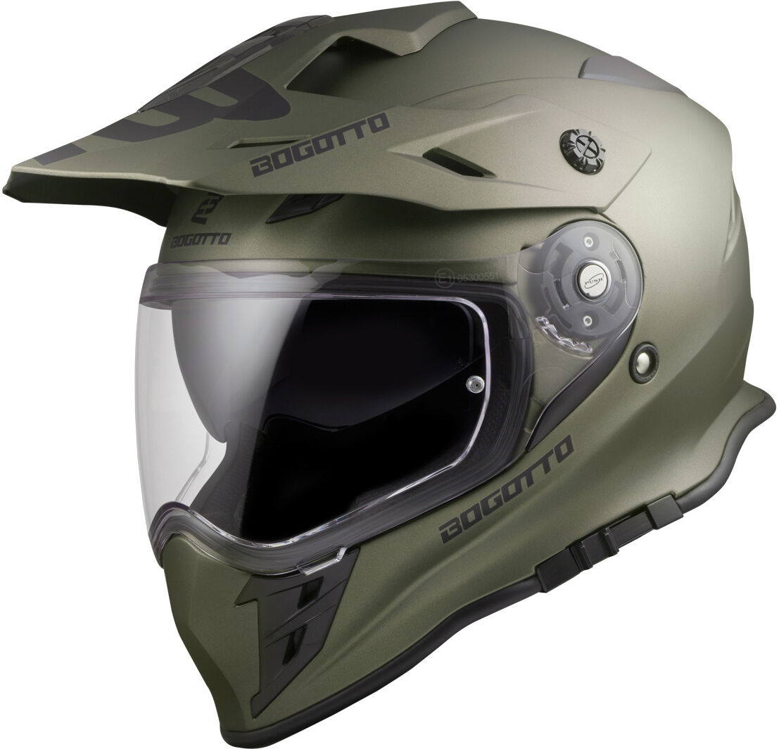 Bogotto V331 Enduro casco - Verde (XS)