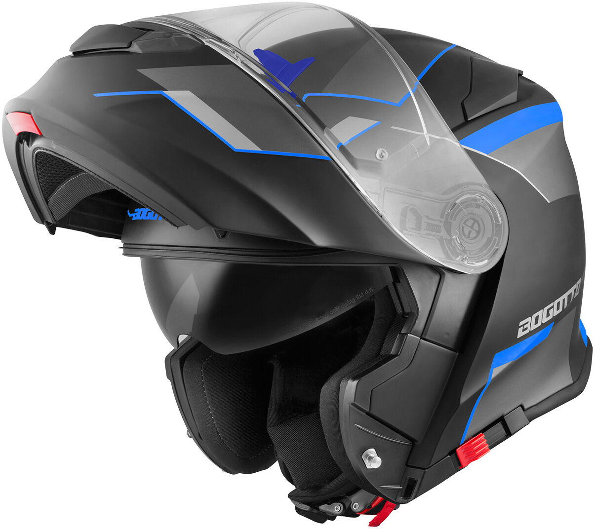 Bogotto V271 Delta Casco - Negro Azul (XL)