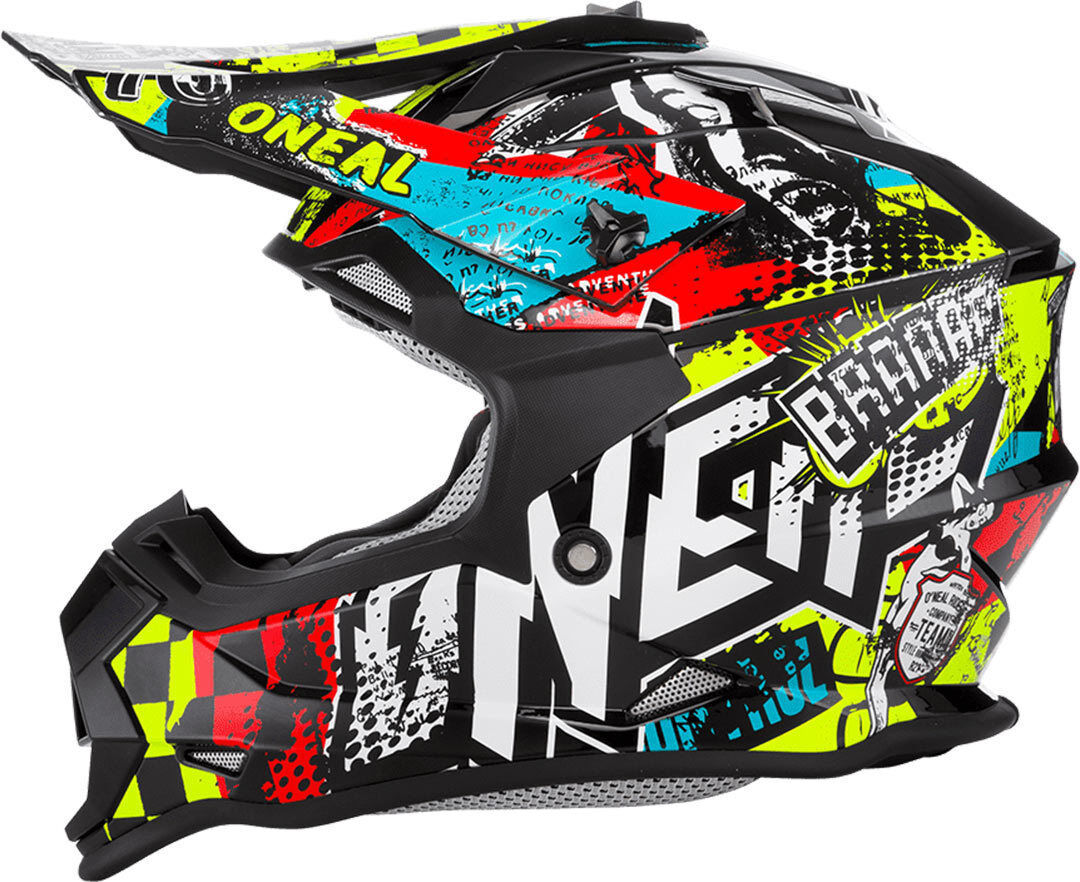 Oneal 2Series Wild Casco de motocross juvenil - Multicolor