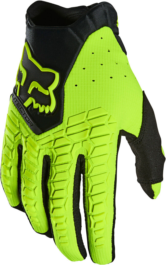 Fox Pawtector Guantes de Motocross - Amarillo (2XL)