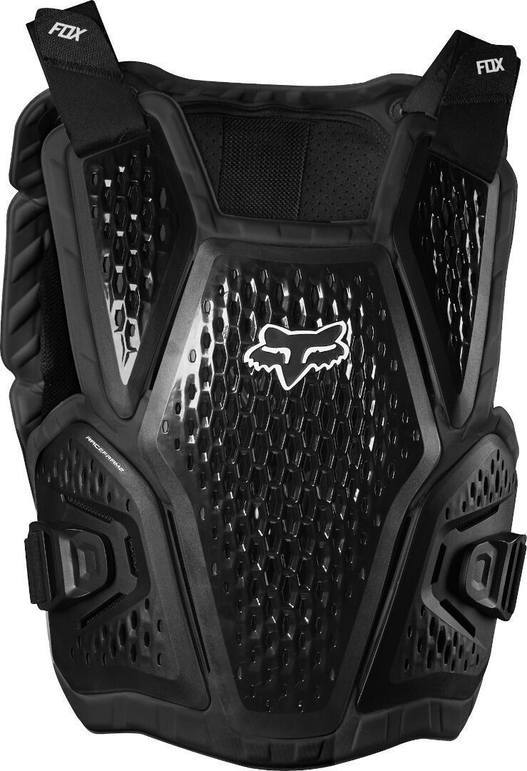 Fox Raceframe Impact Protector de pecho Juvenil Motocross - Negro (un tamaño)