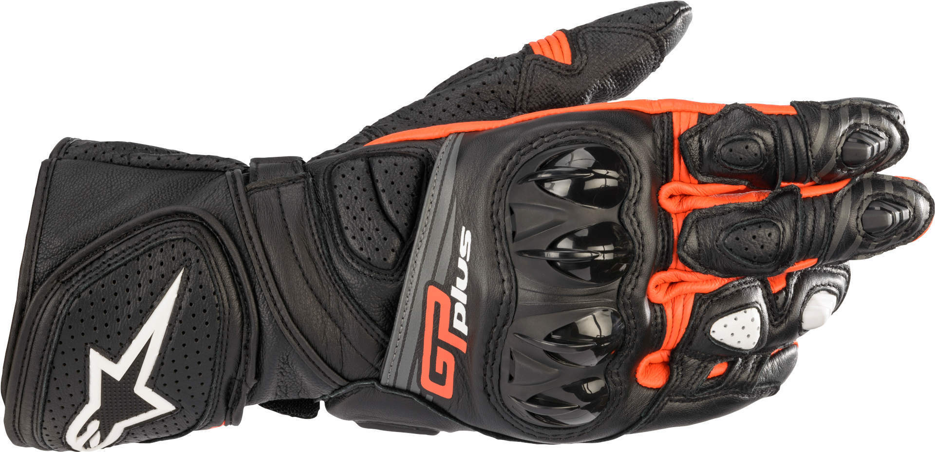 Alpinestars GP Plus R V2 Guantes de motocicleta - Negro Rojo (L)