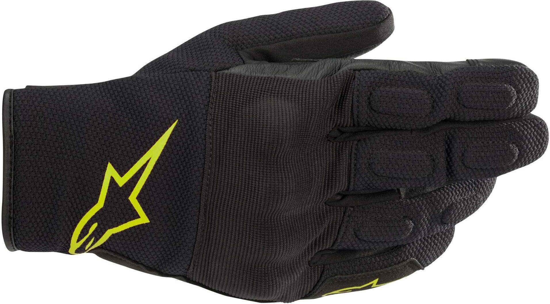 Alpinestars S Max Drystar Guantes de motocicleta impermeables - Negro Amarillo (3XL)