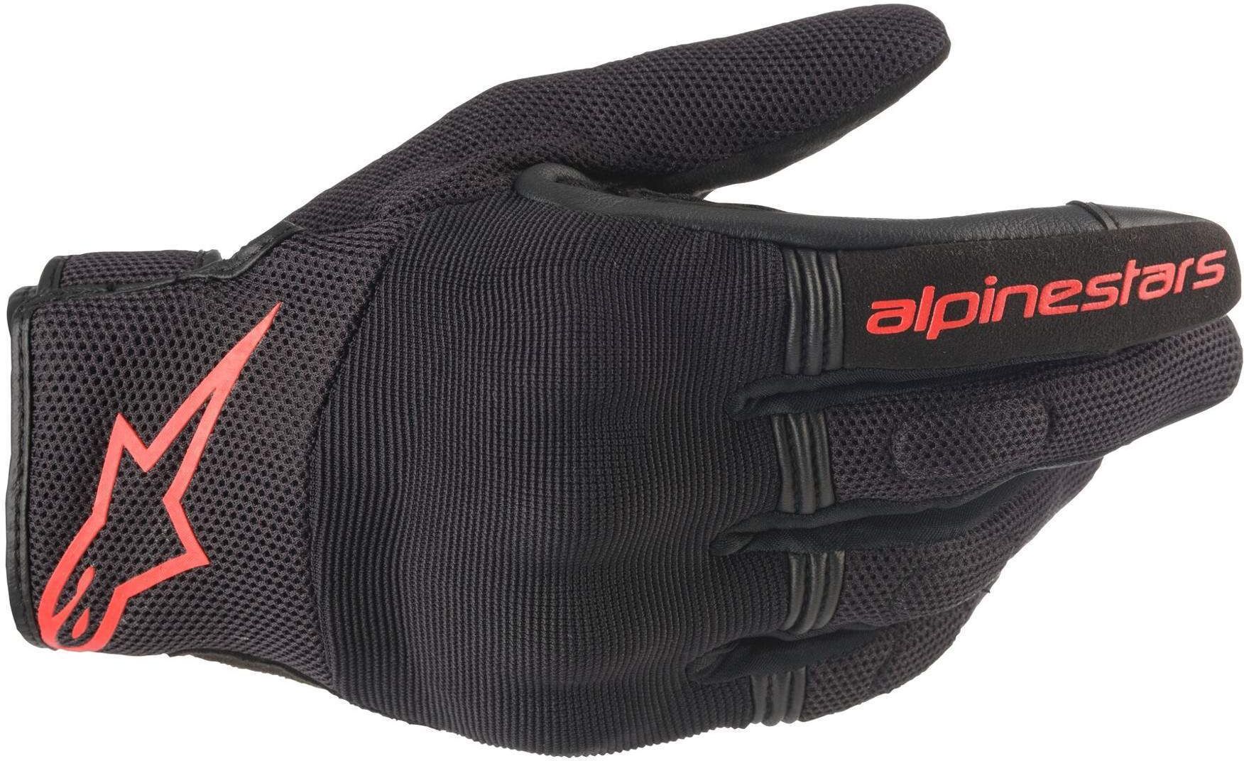 Alpinestars Copper Guantes de motocicleta - Negro Rojo (L)