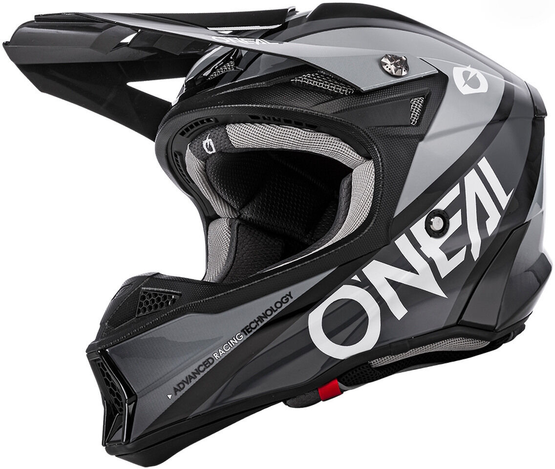 Oneal 10Series Hyperlite Core Casco de Motocross - Negro Gris (XS)