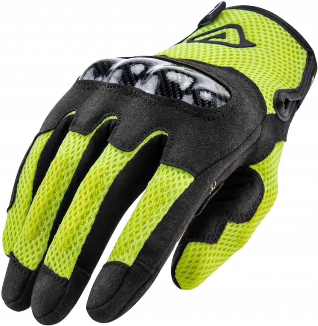 Acerbis Ramsey My Vented Guantes de motocicleta - Negro Amarillo