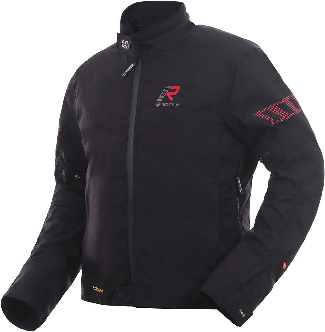 Rukka Start-R Chaqueta textil para motocicleta - Negro Rojo (50)