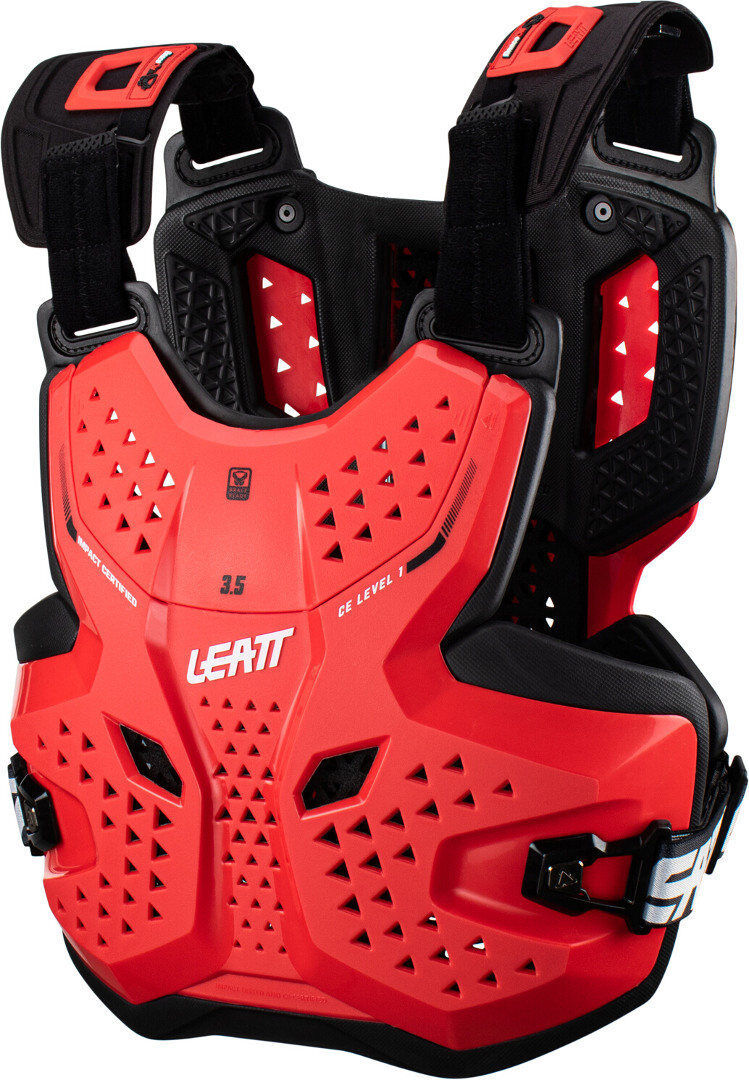 Leatt 3.5 Protector de pecho - Rojo (un tamaño)