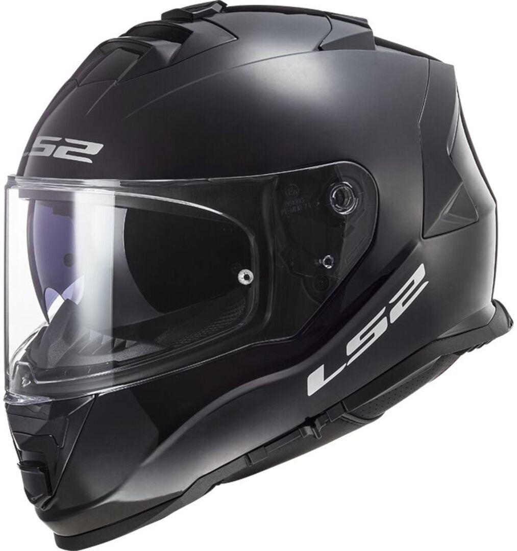 LS2 FF800 Storm Solid Casco - Negro (XS)