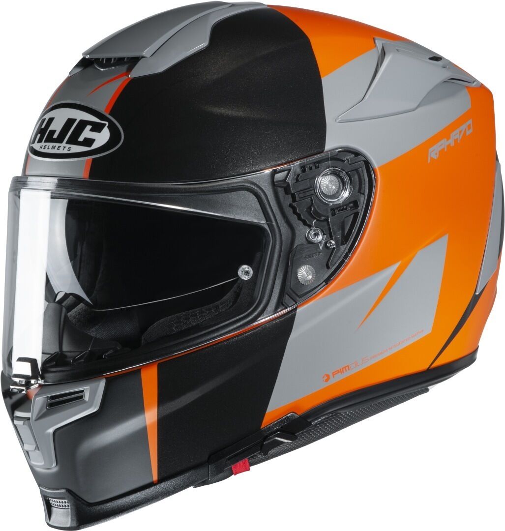 HJC RPHA 70 Terika casco - Negro Naranja (XS 54 55)