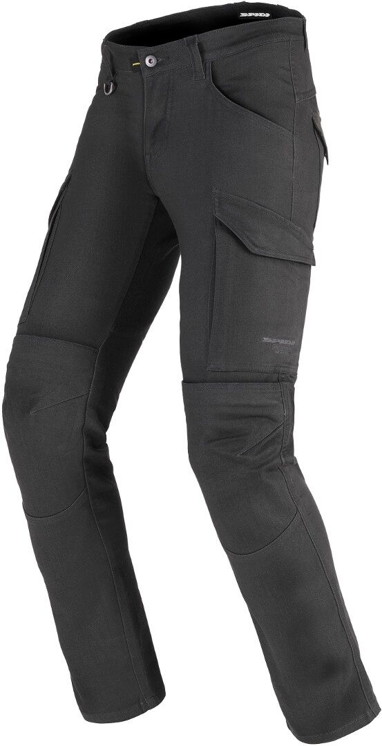 Spidi TexTech Pathfinder Cargo Pantalones Textiles para Motocicletas - Negro Gris (29)