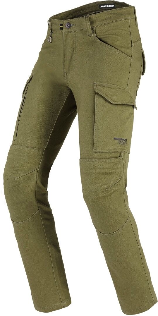 Spidi TexTech Pathfinder Cargo Pantalones Textiles para Motocicletas - Verde (40)