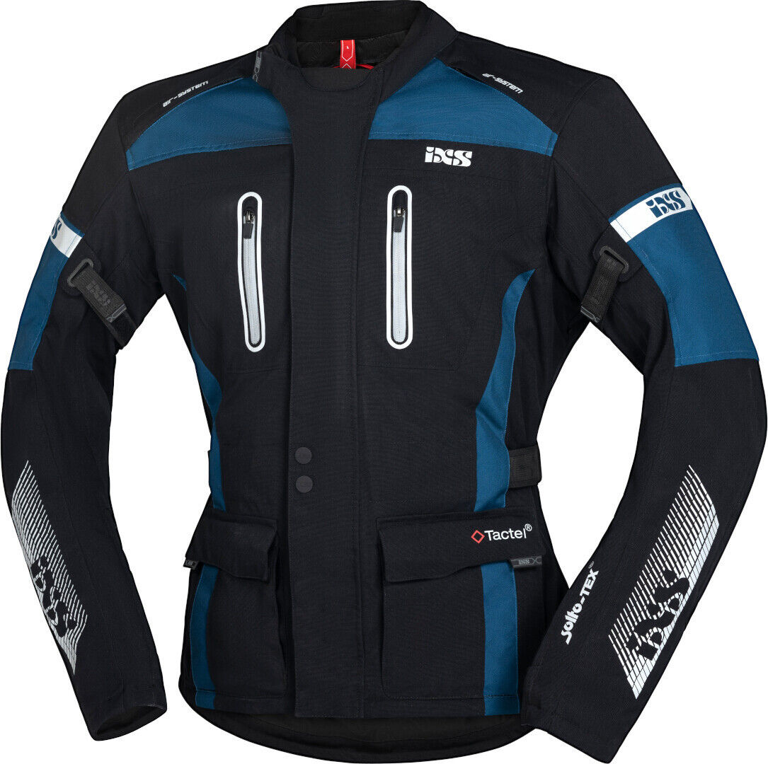 IXS Tour Pacora-ST Chaqueta textil para motocicletas - Negro Azul (M)