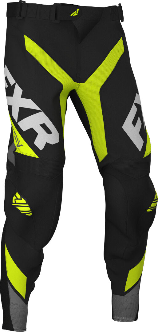 FXR Pro-Stretch Pantalones de Motocross Juvenil - Negro Amarillo (24)