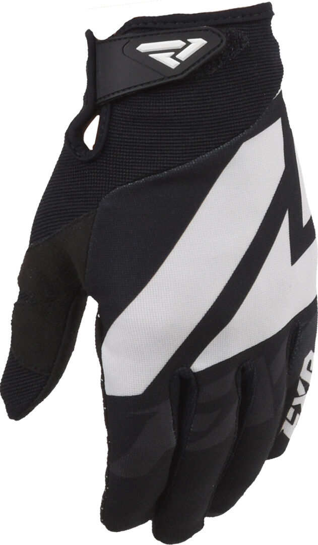 FXR Clutch Strap Guantes de Motocross - Negro Blanco