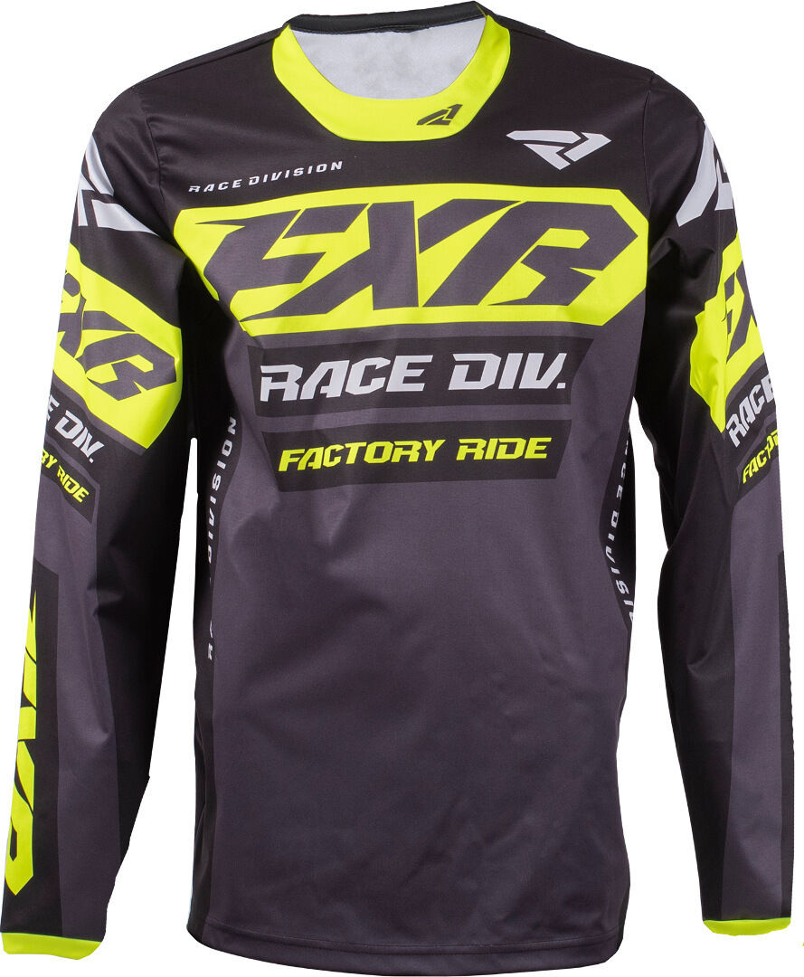 FXR Cold Cross RR Motocross Jersey - Negro Amarillo