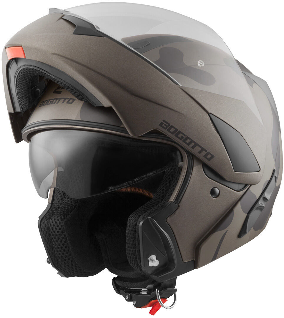 Bogotto V280 Camo Casco - Marrón (L)