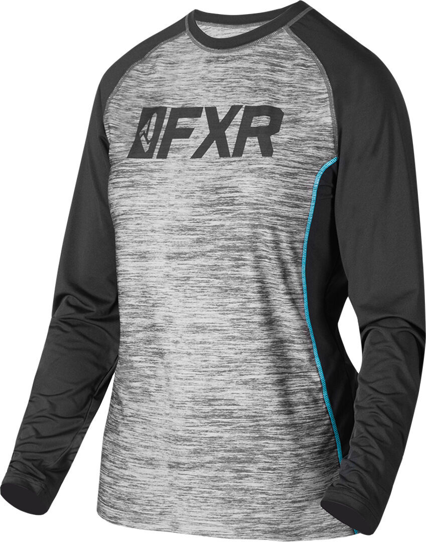 FXR Helium X Tech Camisa Funcional de Damas - Negro Gris (2XL)