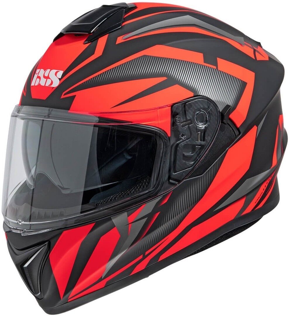 IXS 216 2.1 Casco - Negro Rojo (2XL)