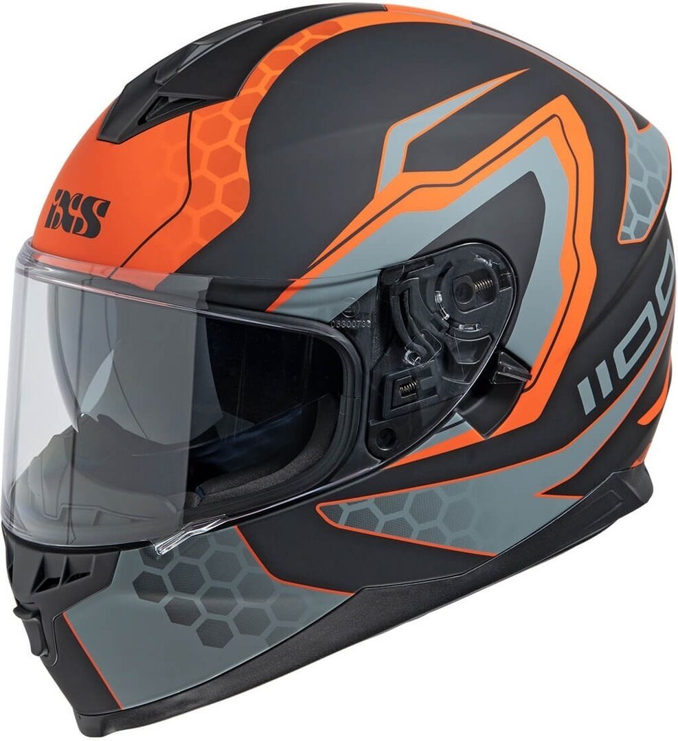 IXS 1100 2.2 Casco - Negro Naranja (XS)