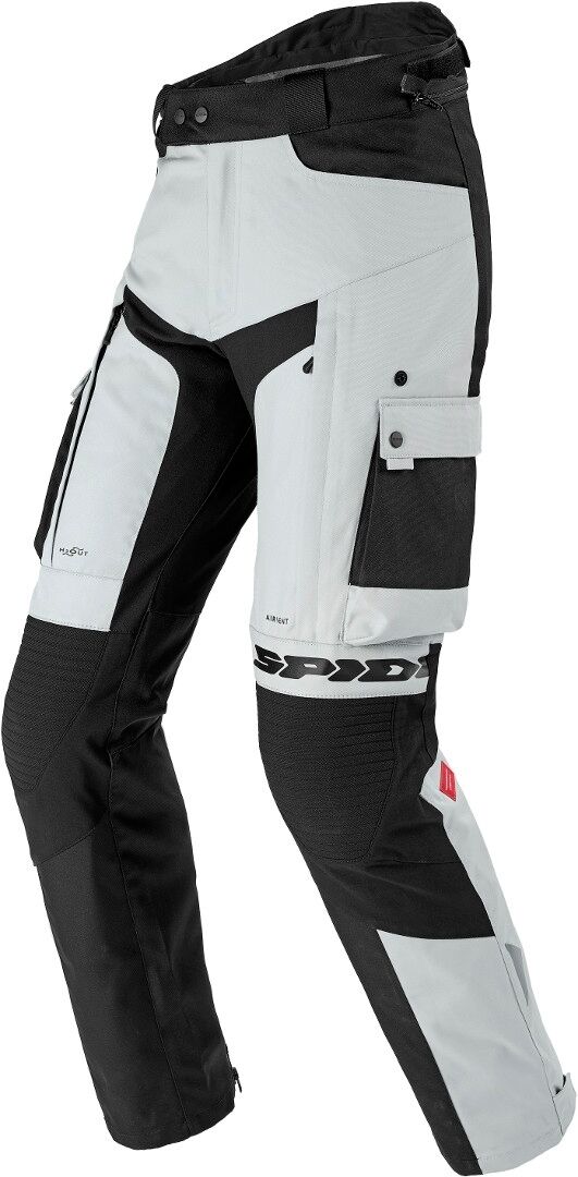 Spidi H2Out Allroad Pantalones Textiles para Motocicletas - Negro Gris (2XL)