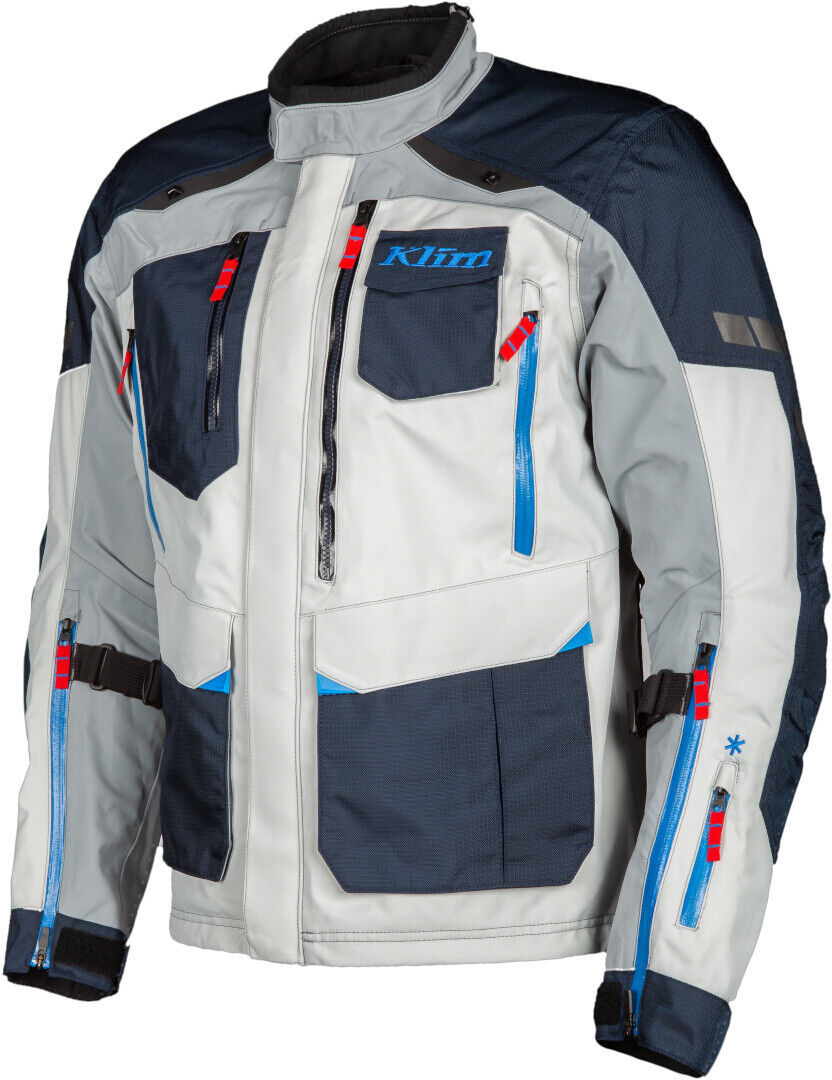 Klim Carlsbad Gore-Tex Chaqueta textil de moto - Gris Azul (L)