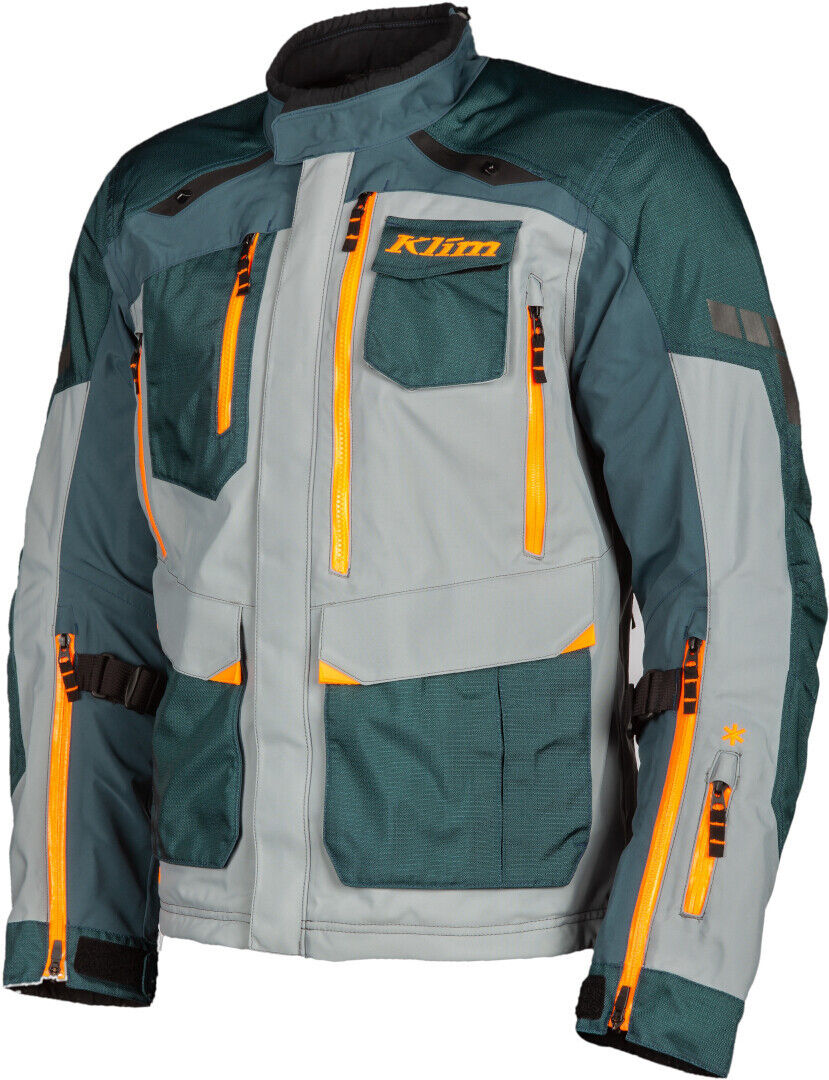 Klim Carlsbad Gore-Tex Chaqueta textil de moto - Gris Verde (XL)