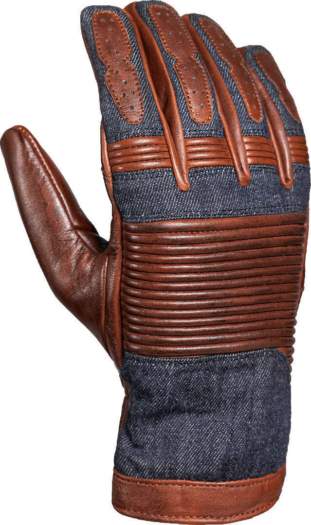 John Doe Durango Guantes de motocicleta - Azul Marrón (XL)