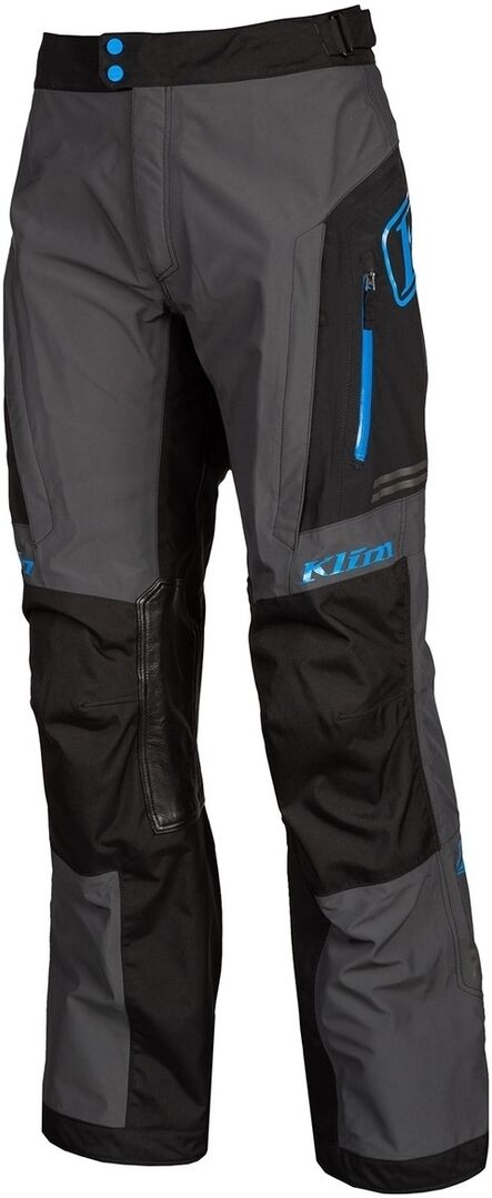 Klim Traverse Gore-Tex Pantalones Textiles para Motocicletas - Negro Gris Azul (34)