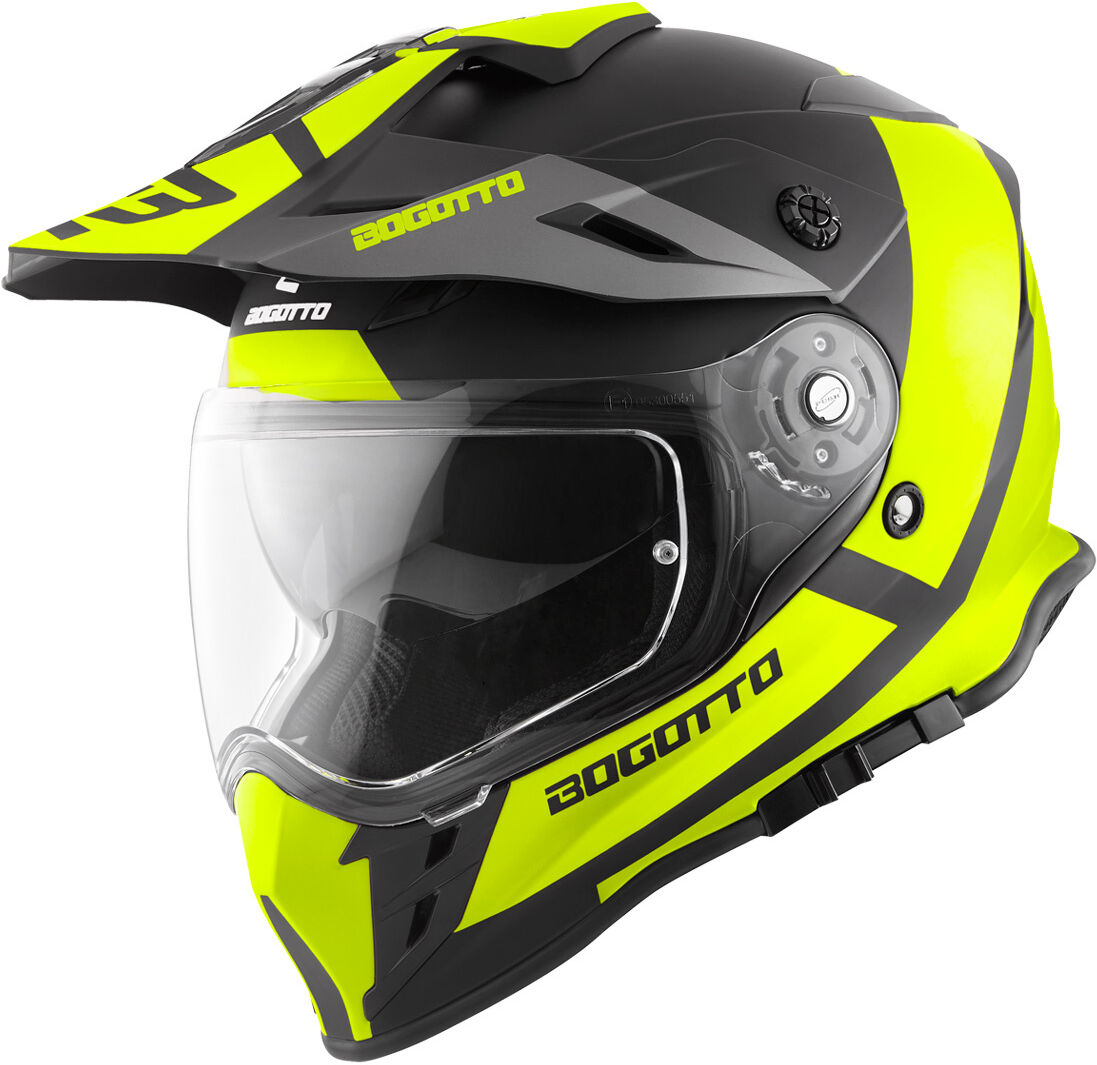 Bogotto V331 Pro Tour Casco Enduro - Amarillo (XS)