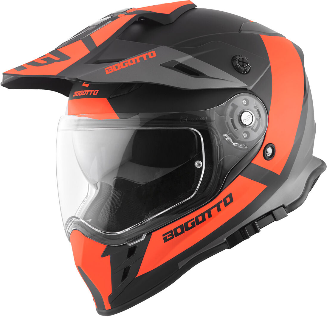 Bogotto V331 Pro Tour Casco Enduro - Naranja (L)