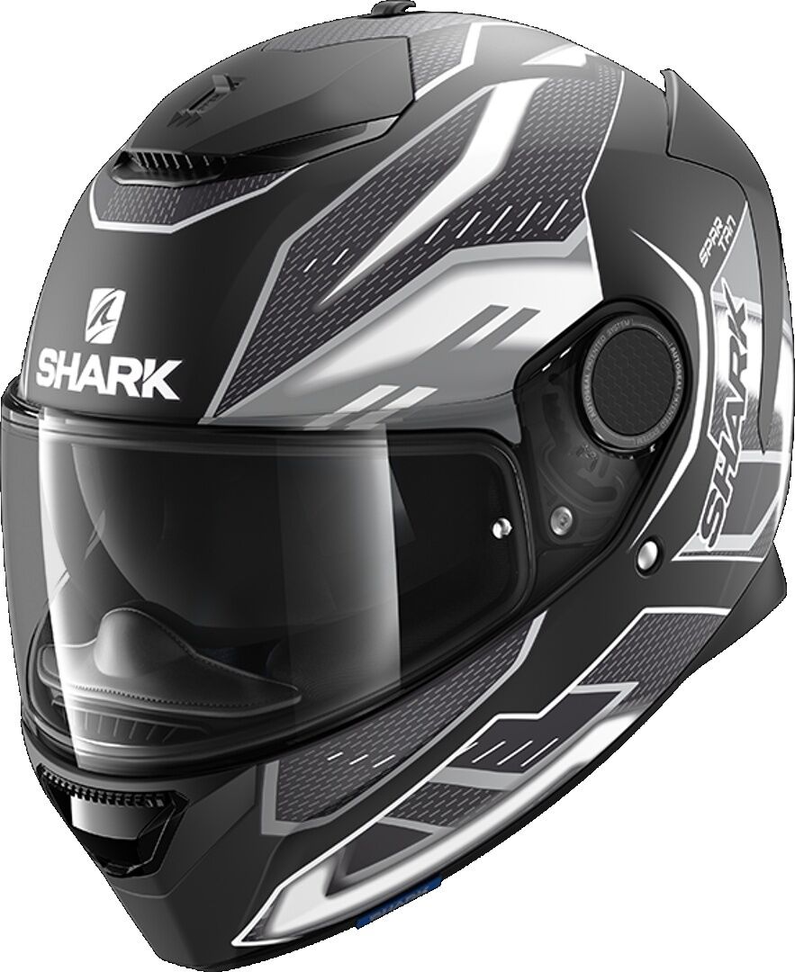 Shark Spartan Antheon Casco - Negro Blanco (XS)
