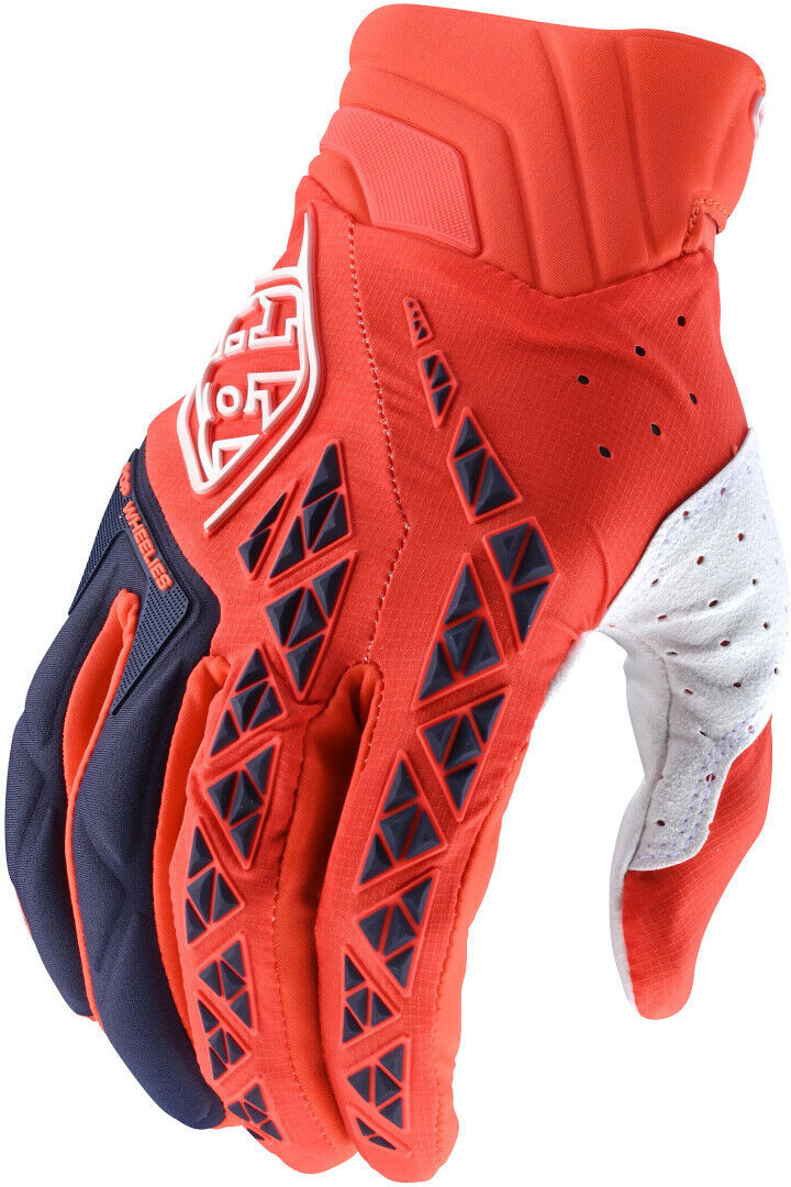 Lee SE Pro Guantes de Motocross - Blanco Naranja (2XL)