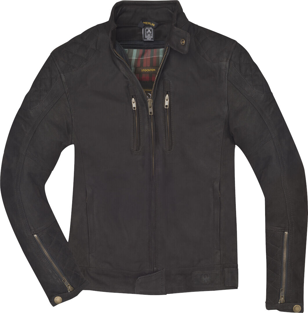 Merlin Stockton Chaqueta de cuero de motocicleta - Marrón