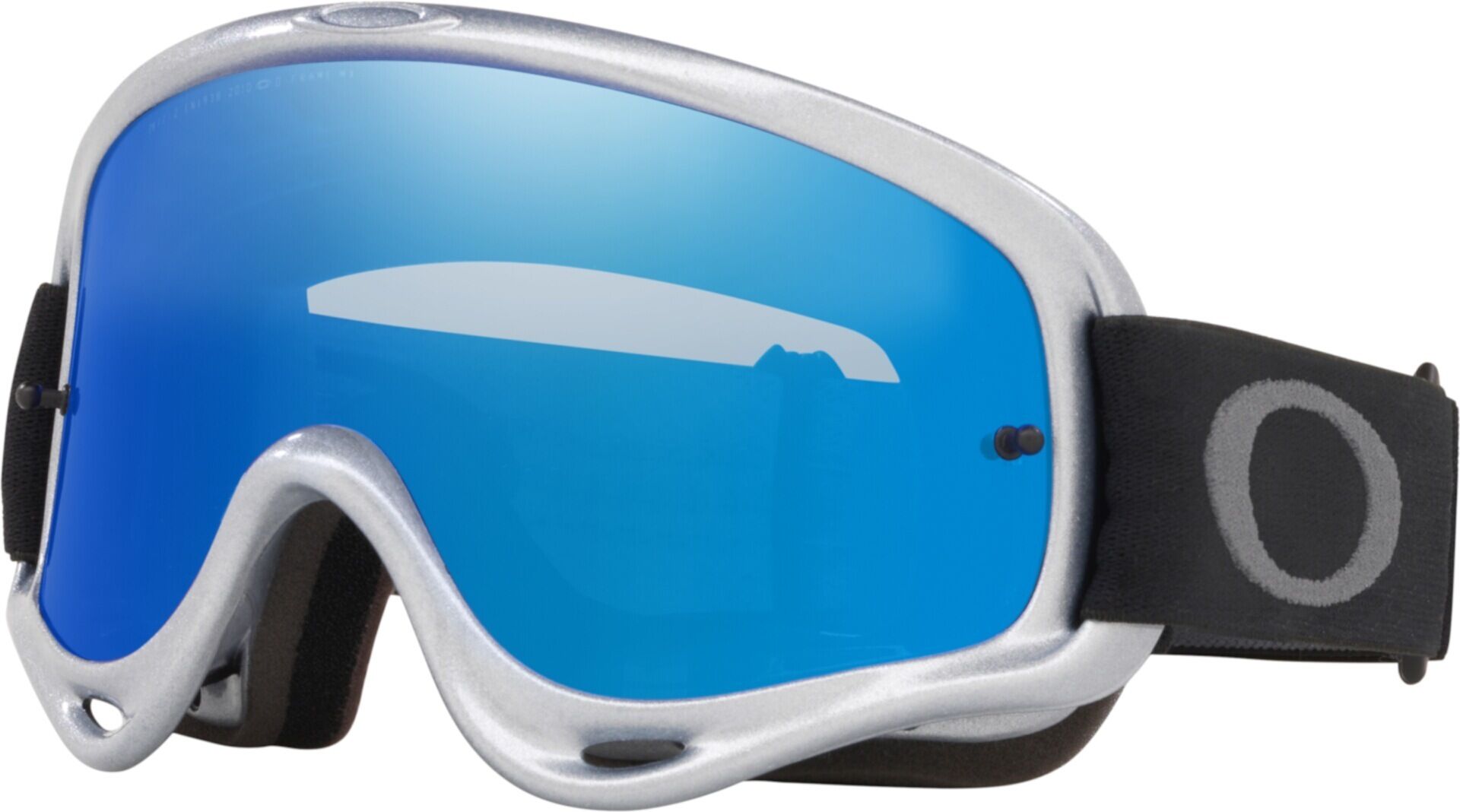 Oakley O-Frame Silver Chrome Gafas de Motocross - Negro (un tamaño)