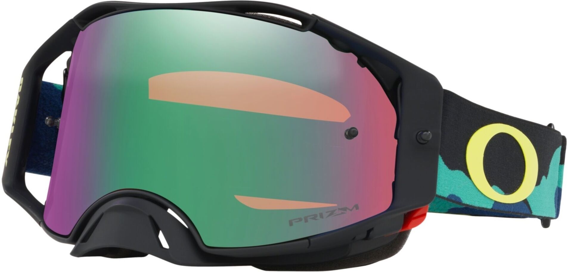 Oakley Airbrake Eli Tomac Camo Army Blues Gafas de Motocross - Negro (un tamaño)