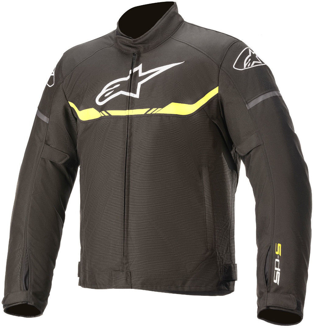 Alpinestars T-SPS WP Chaqueta textil para motocicletas - Negro Blanco Amarillo (M)