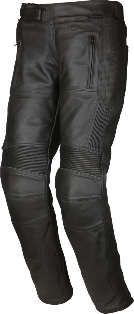 Modeka Hawking II Pantalones de cuero para motocicleta - Negro (50 52)