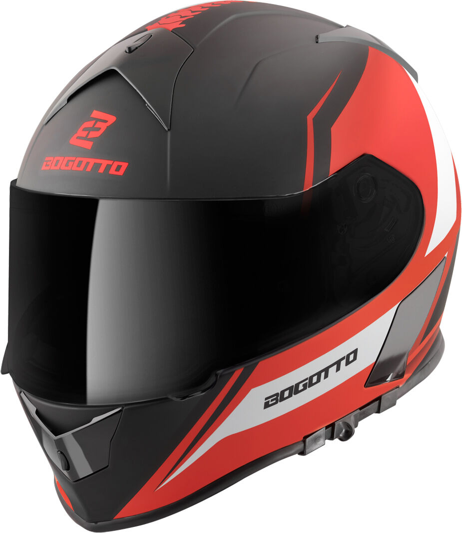 Bogotto V126 G-Evo Casco - Negro Rojo (XL)