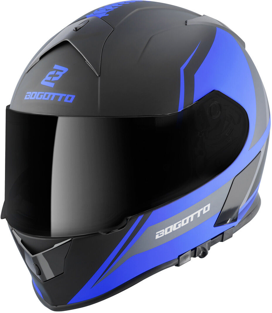 Bogotto V126 G-Evo Casco - Negro Azul (XL)