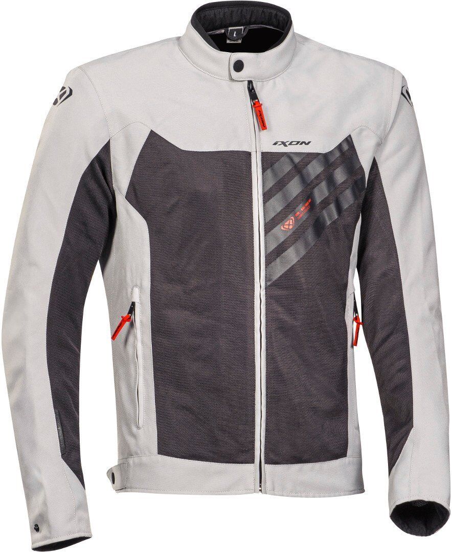 Ixon Orion Chaqueta textil para motocicletas - Negro Gris (2XL)