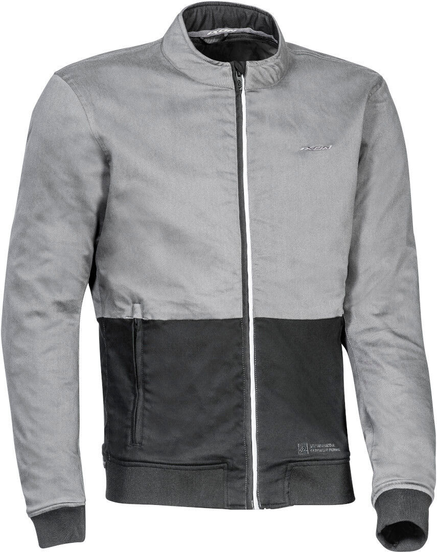 Ixon Fulham Chaqueta textil para motocicletas - Negro Gris (L)