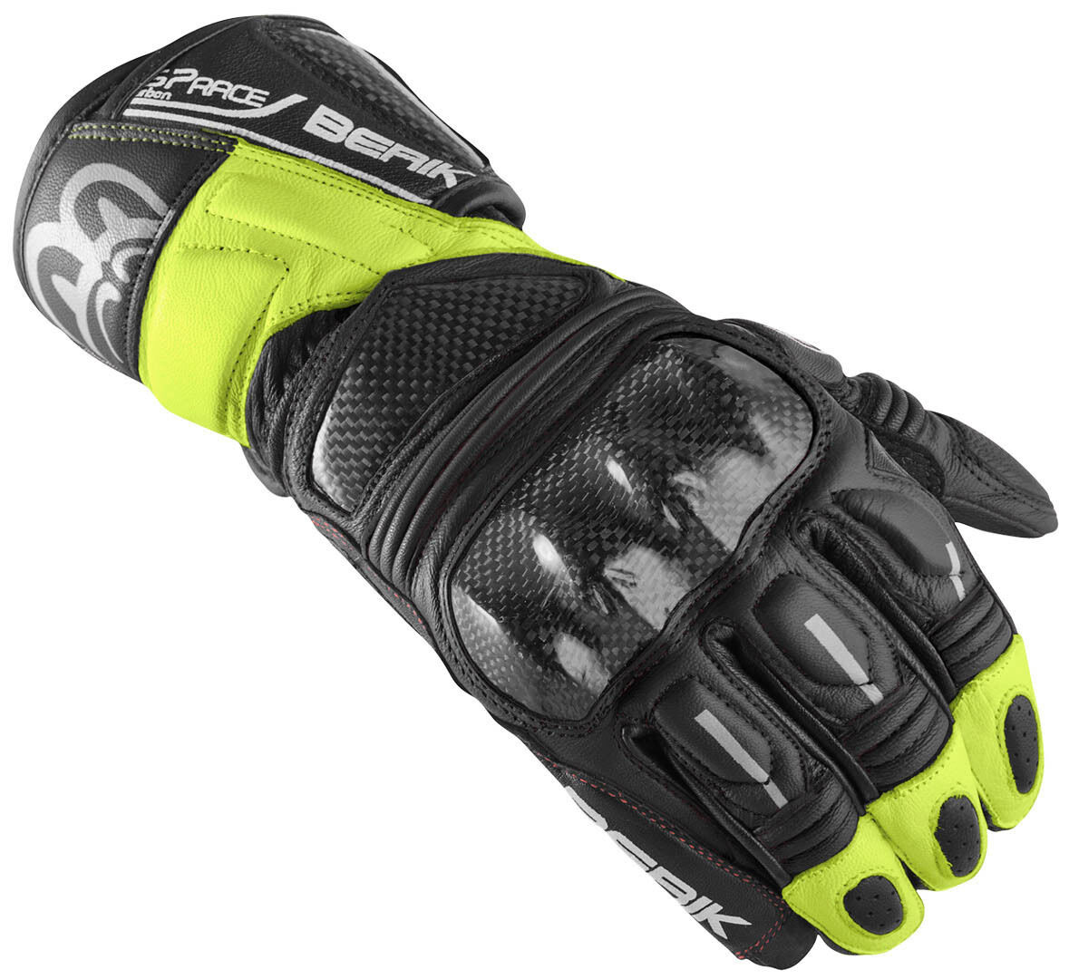 Berik Namib Pro Guantes de motocicleta - Negro Amarillo (S)