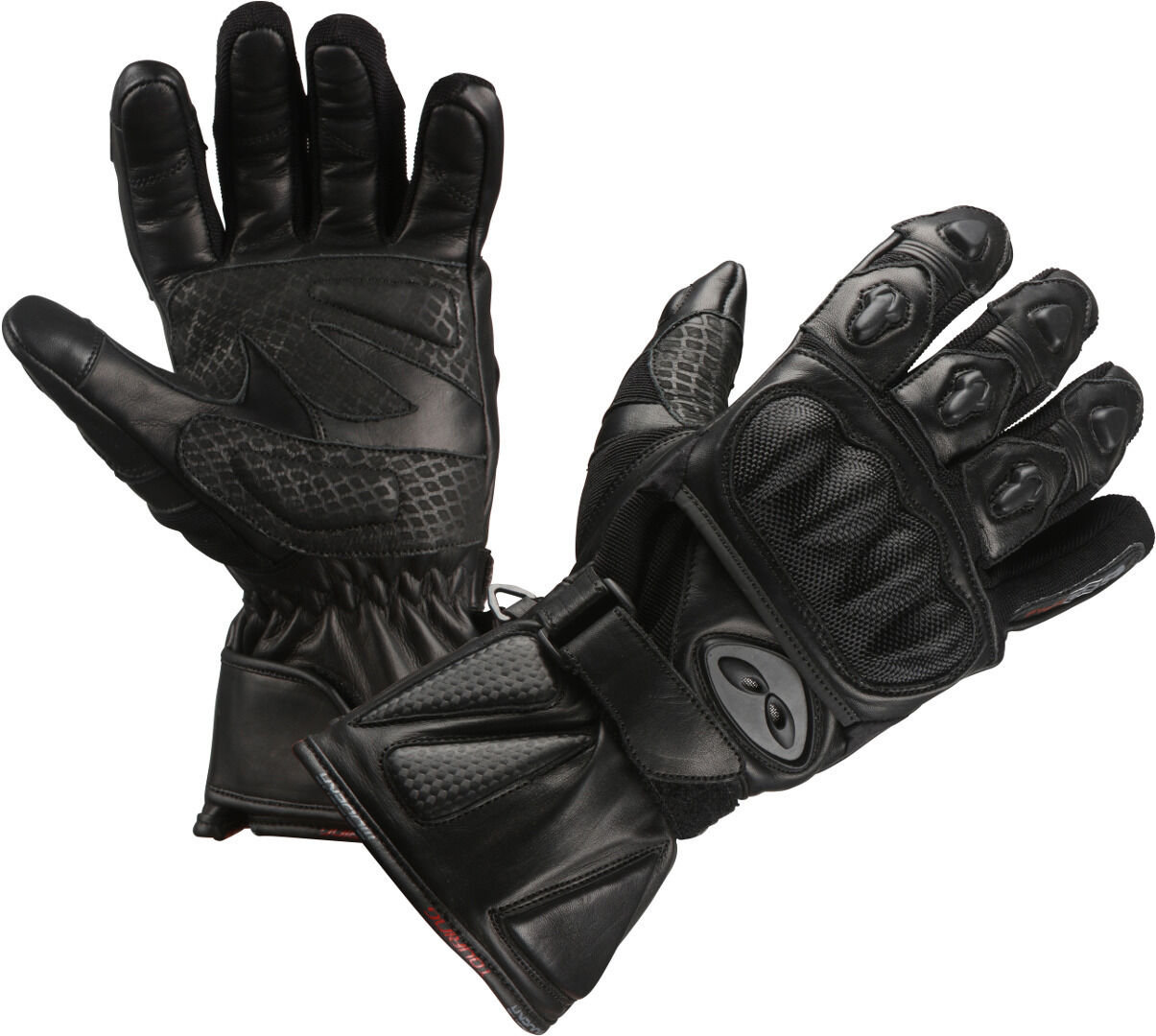 Modeka Gobi Traveller II Guantes de motocicleta - Negro (M L)